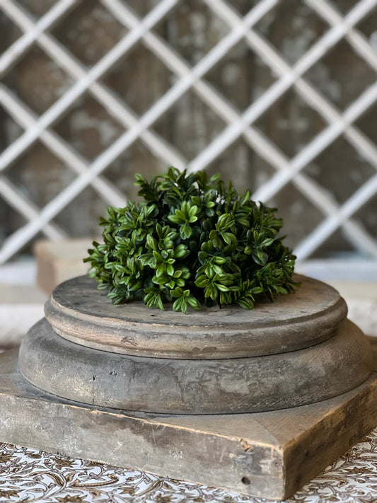 Galilee Boxwood Orb, Feathered Farmhouse