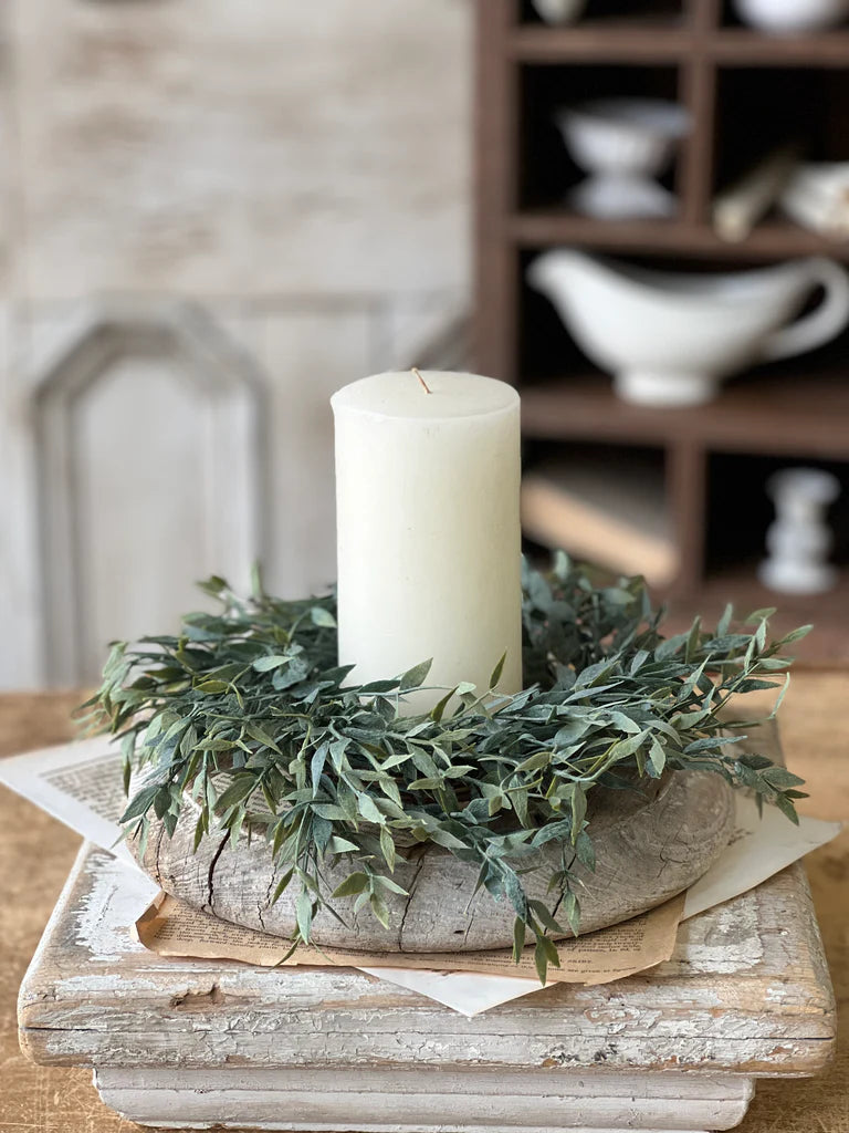 Twilight Ash Candle Ring, Feathered Farmhouse