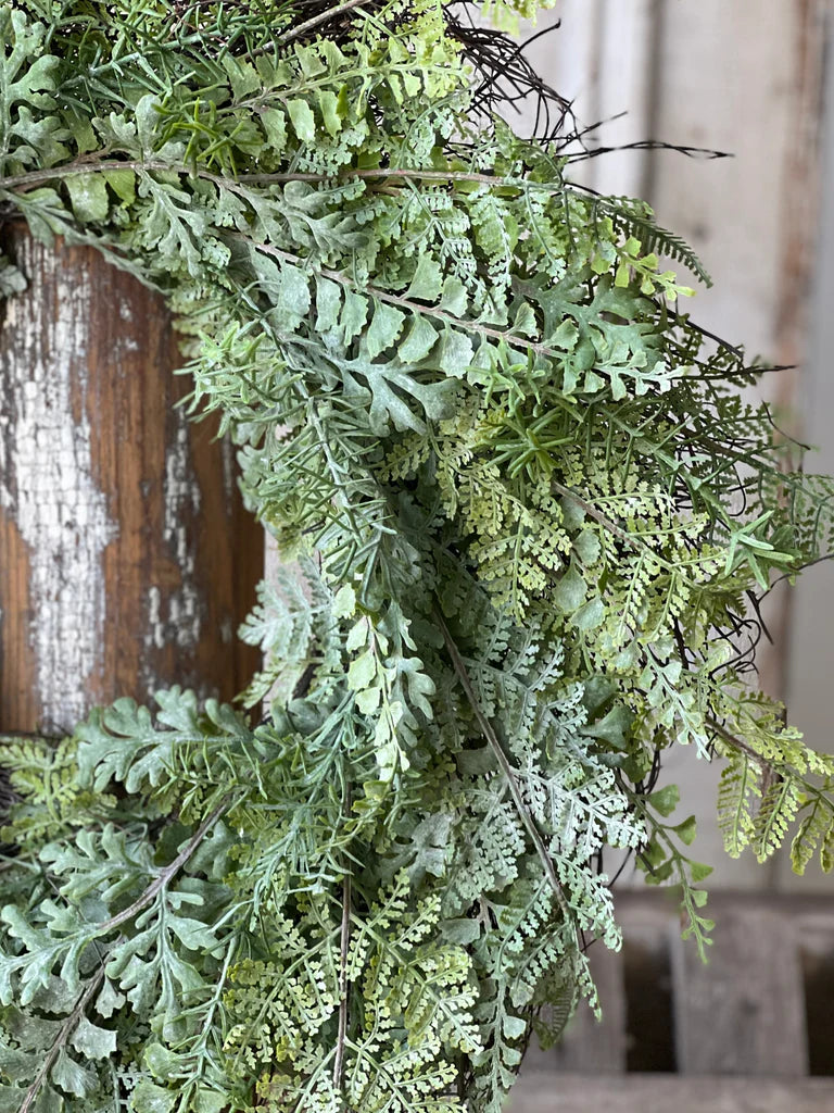 Understory Fern Wreath, Feathered Farmhouse