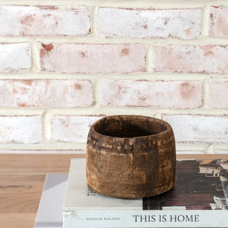 Wood Pot, Feathered Farmhouse