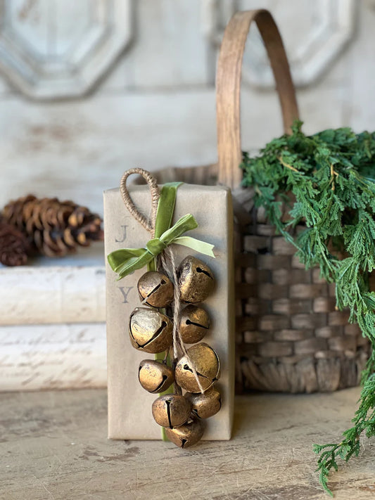 Gold Song Bell Drop, Feathered Farmhouse