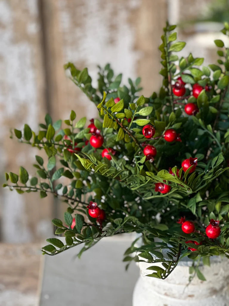 Lively Berry Bough Bush, Feathered Farmhouse