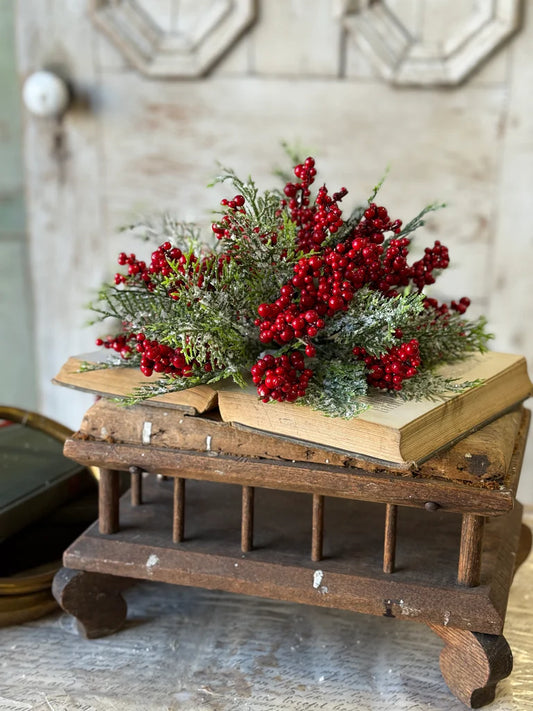 Garnet Grove Cedar Orb, Feathered Farmhouse