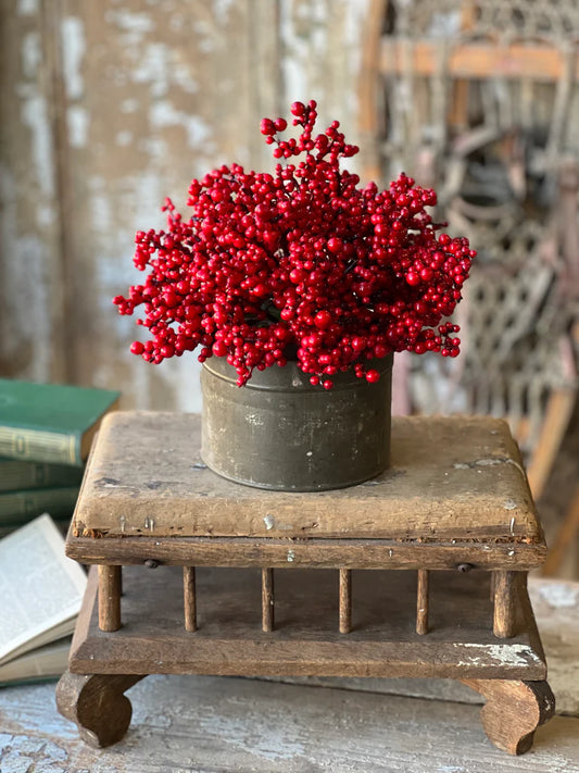 Winter Berry Orb, Feathered Farmhouse