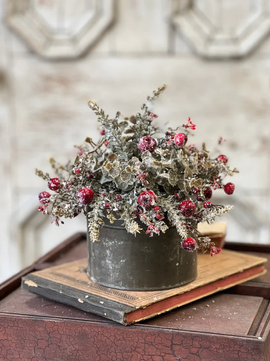 Icy Cashel Berry Orb, Feathered Farmhouse