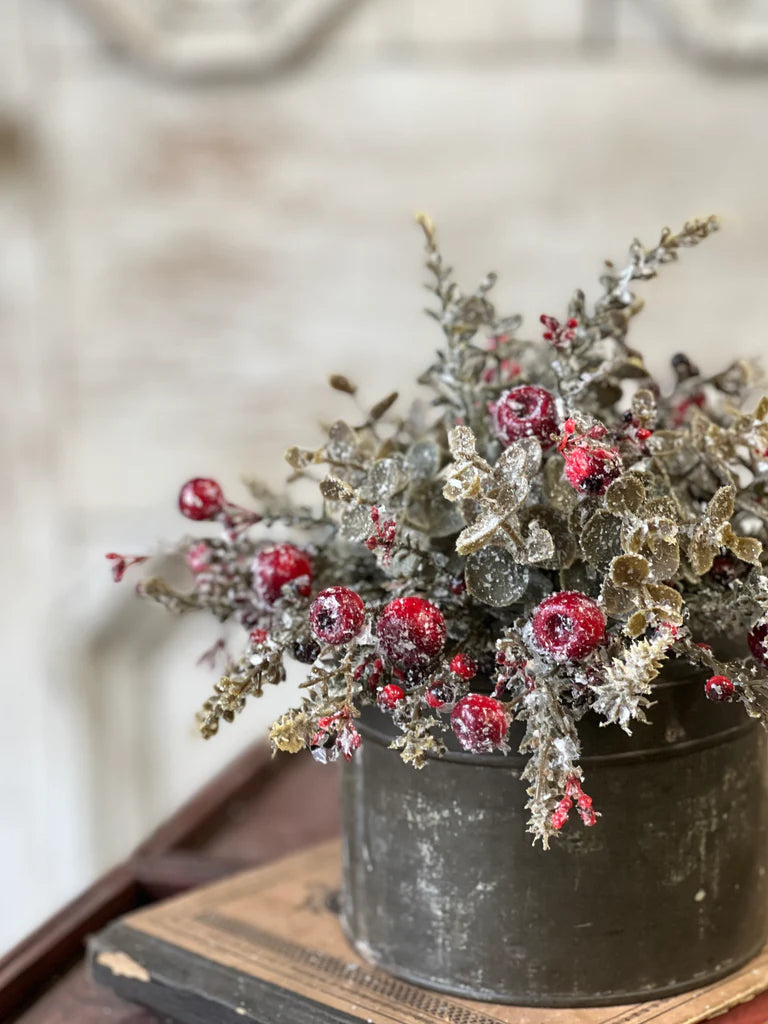 Icy Cashel Berry Orb, Feathered Farmhouse
