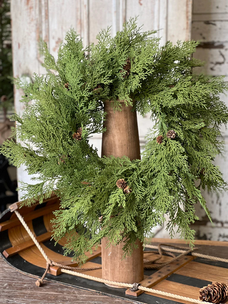 North Rim Hemlock Wreath, The Feathered Farmhouse