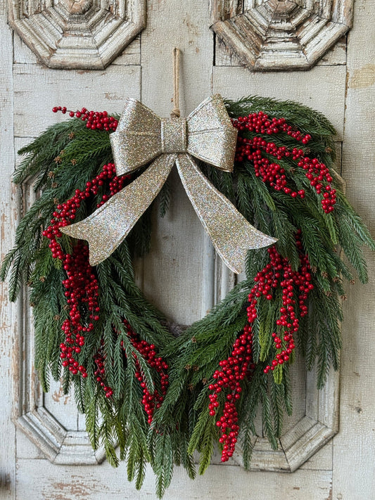 Sparkling Sashes Bow, Feathered Farmhouse