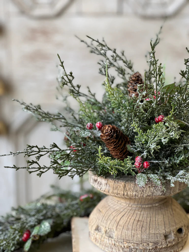 Holly Hill Cedar Orb, Feathered Farmhouse