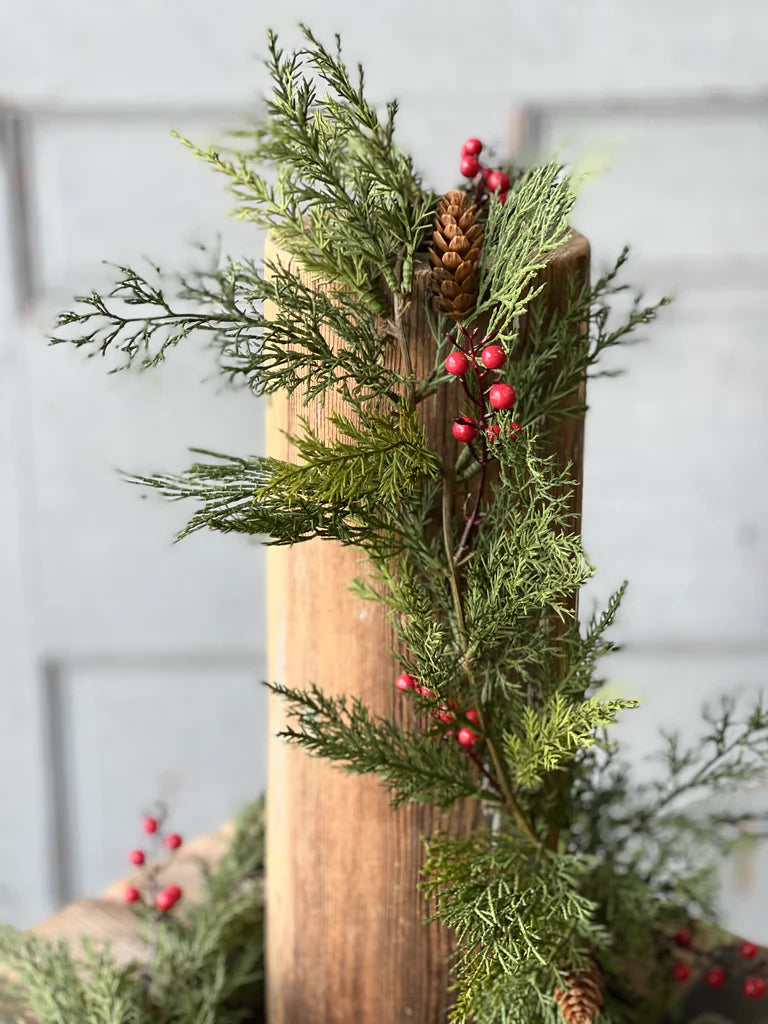 Alpine + Berries Garland, The Feathered Farmhouse