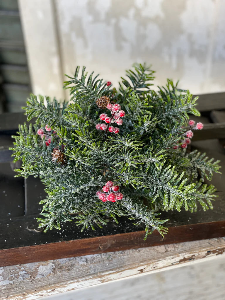 Winter Jewel Hemlock Orb, The Feathered Farmhouse