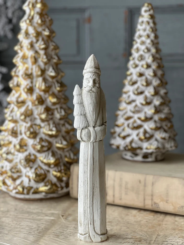 Shining Slender Santa, Feathered Farmhouse