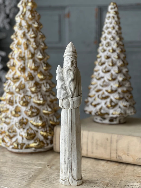Shining Slender Santa, Feathered Farmhouse