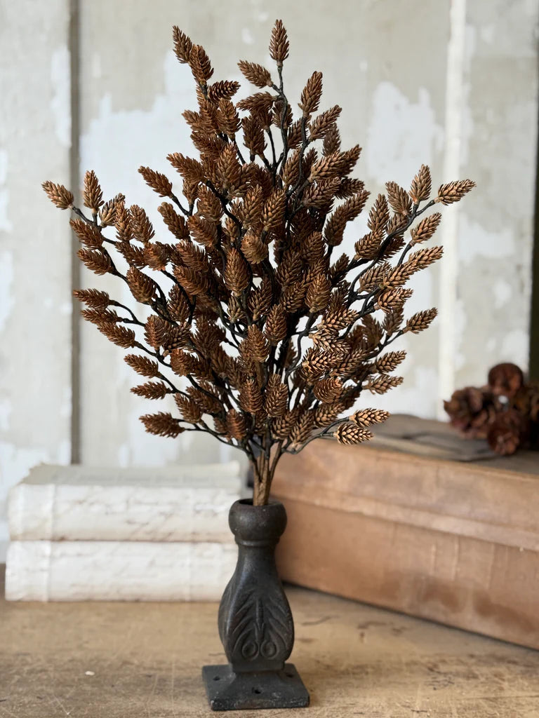 Plethora Pinecones Bush, Feathered Farmhouse