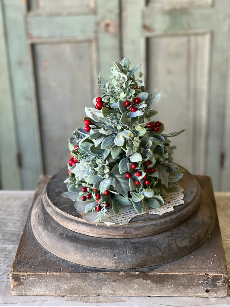 Berry Bright Greens Tree, Feathered Farmhouse