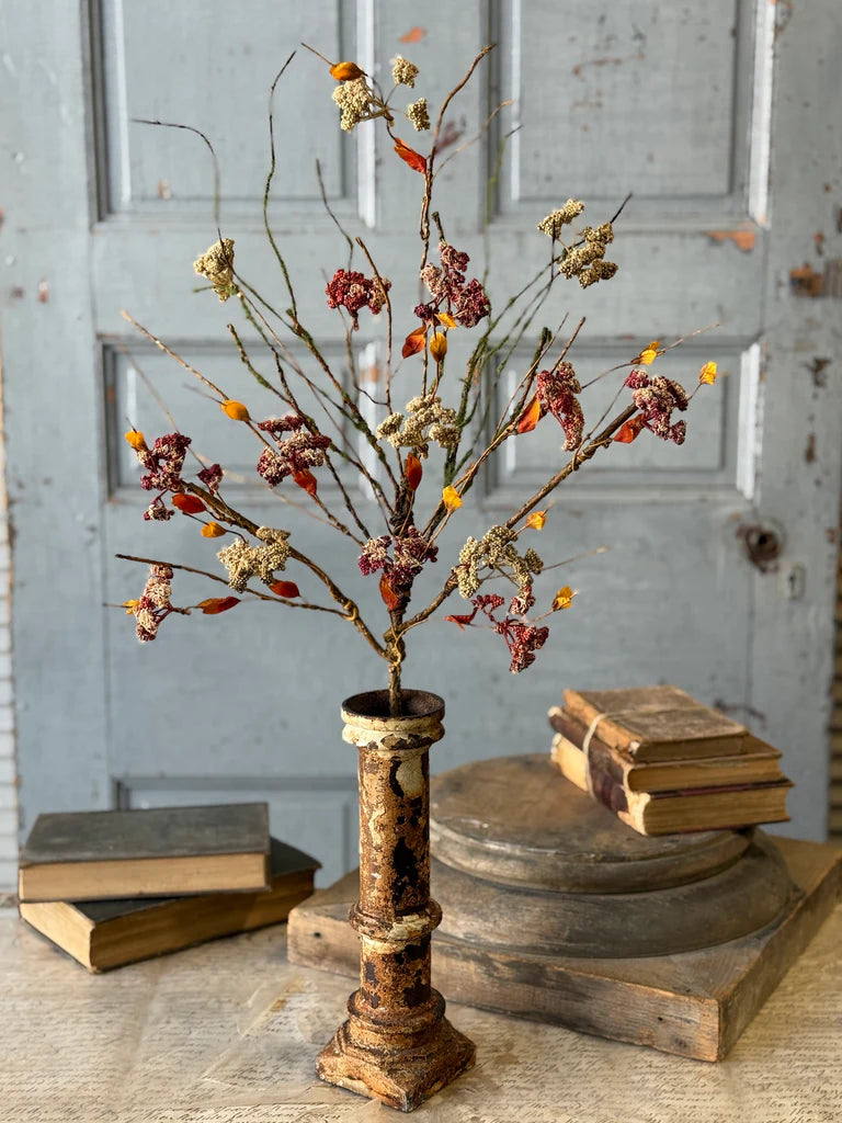 Autumn Finale Spray, Feathered Farmhouse