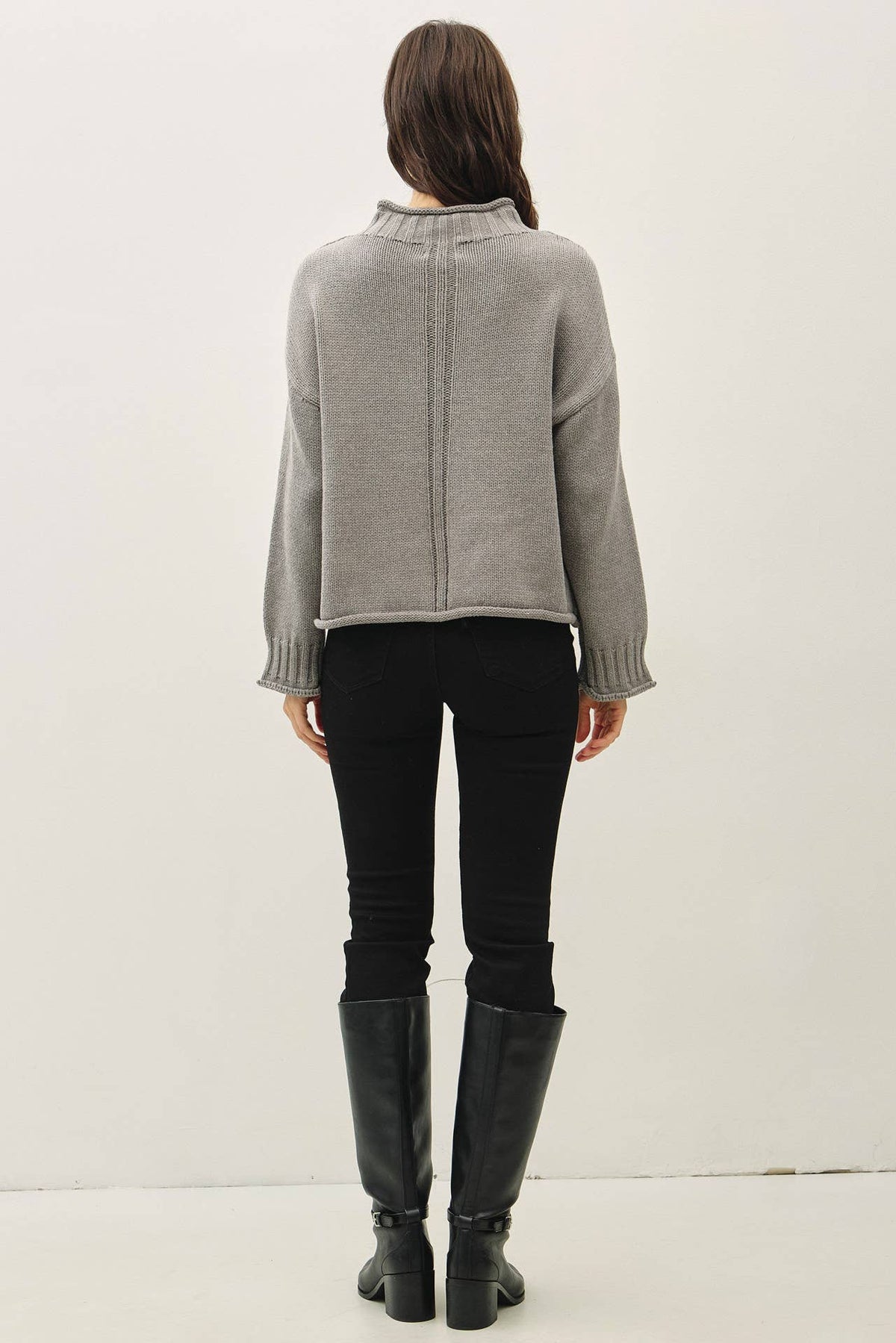 Ryan Mock Neck Sweater, The Feathered Farmhouse