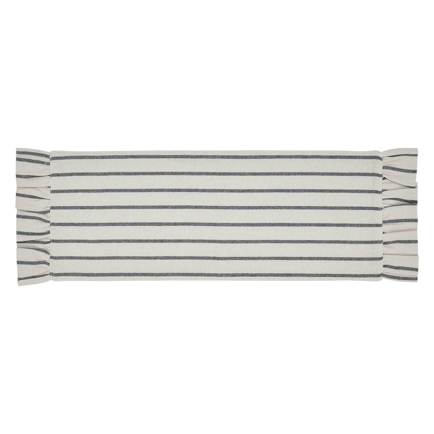 Kaila Ticking Stripe Ruffled Runner 8x24