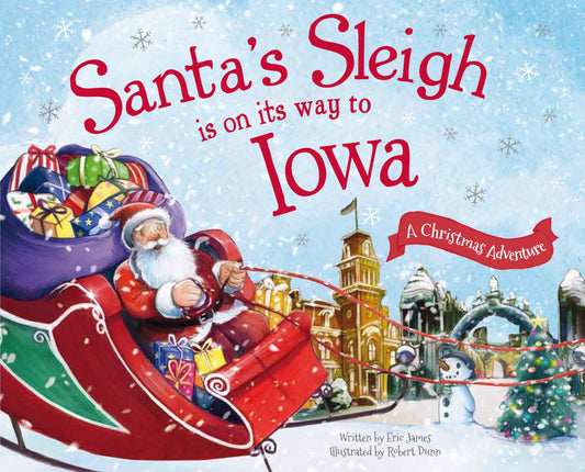 Santa's Sleigh Is on Its Way to Iowa, Feathered Farmhouse