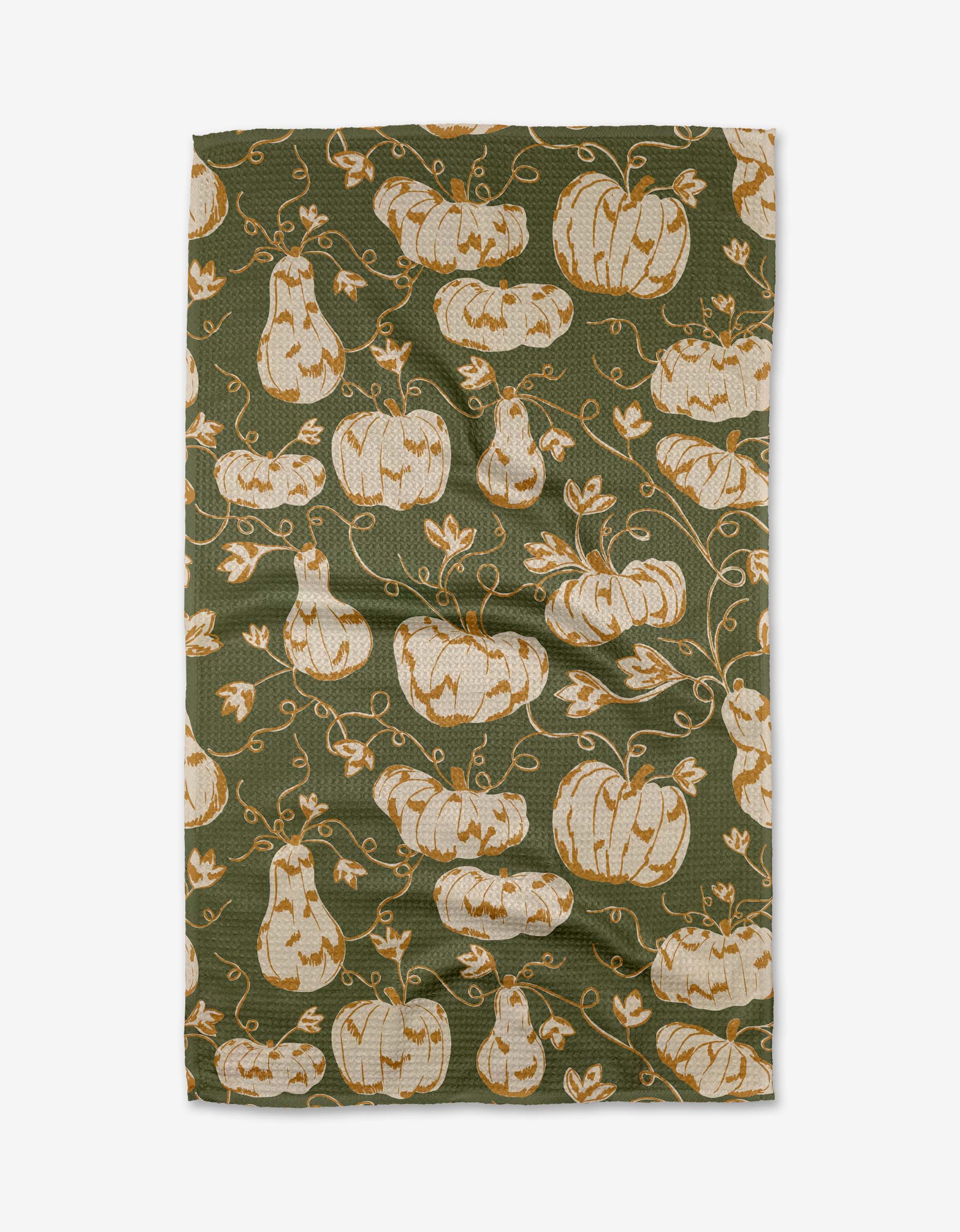 Pumpkin Trail Geometry Tea Towel, Feathered Farmhouse