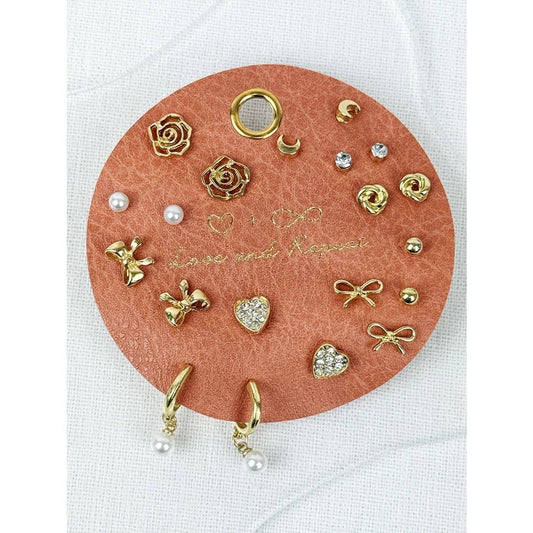 Shine All Day Minimal Earrings, Feathered Farmhouse