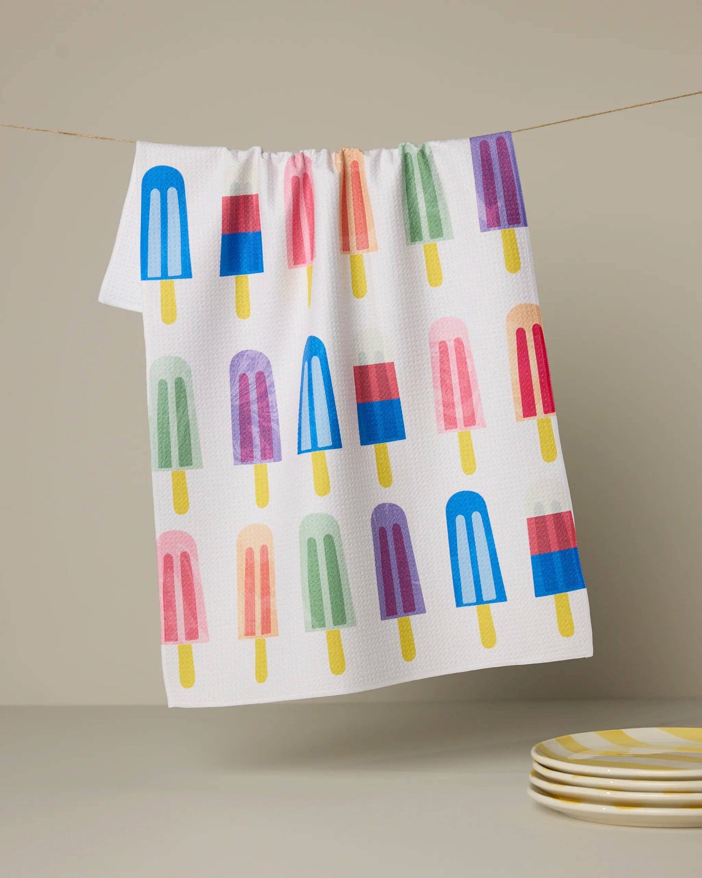 Poppy Popsicles Tea Towel, Feathered Farmhouse