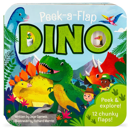 Dino Lift-A-Flap Book, Feathered Farmhouse