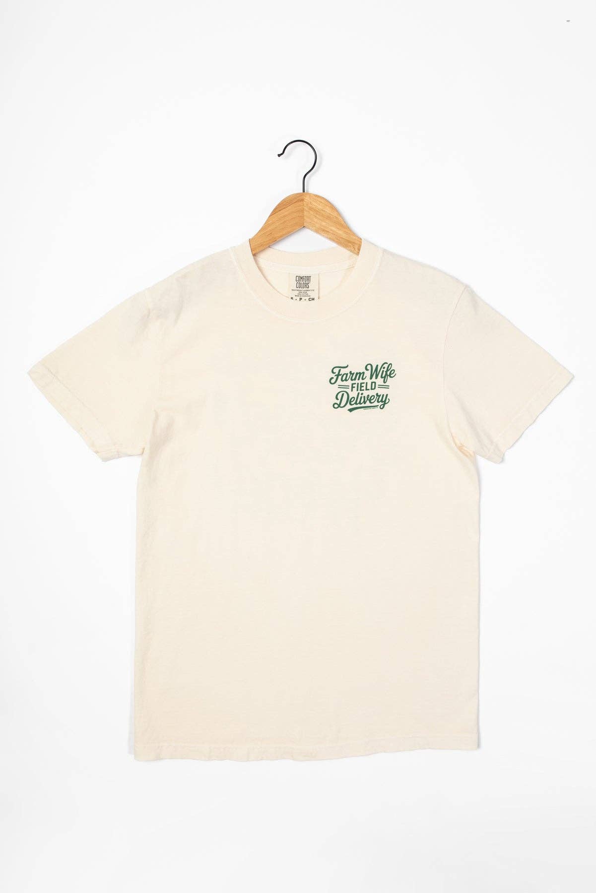 Western 'Farm Wife Field Delivery' Graphic Tee, Feathered Farmhouse