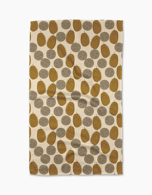 Eggplant Toss Tea Towel, Feathered Farmhouse