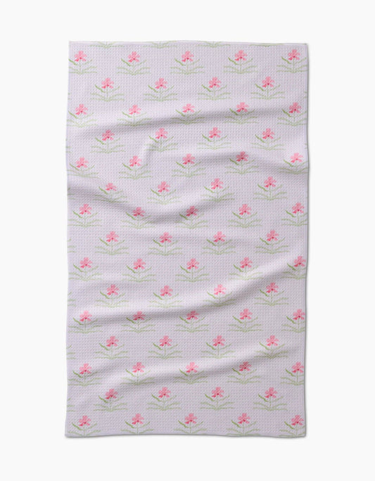 Orchids In Bloom Tea Towel, Feathered Farmhouse
