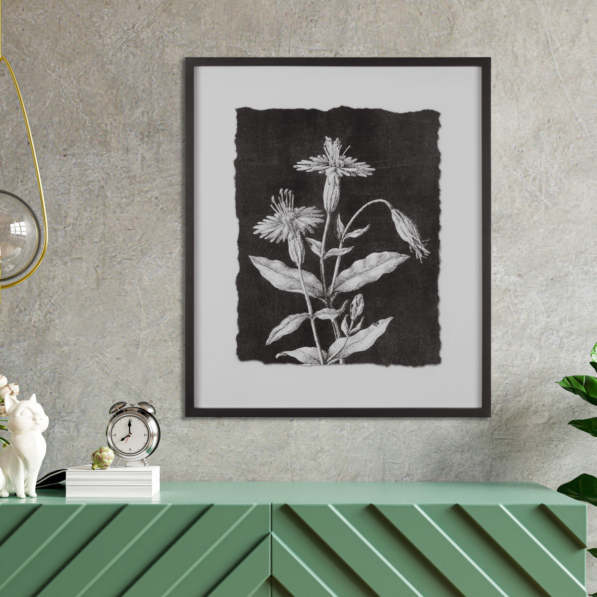Botanical Print, Feathered Farmhouse