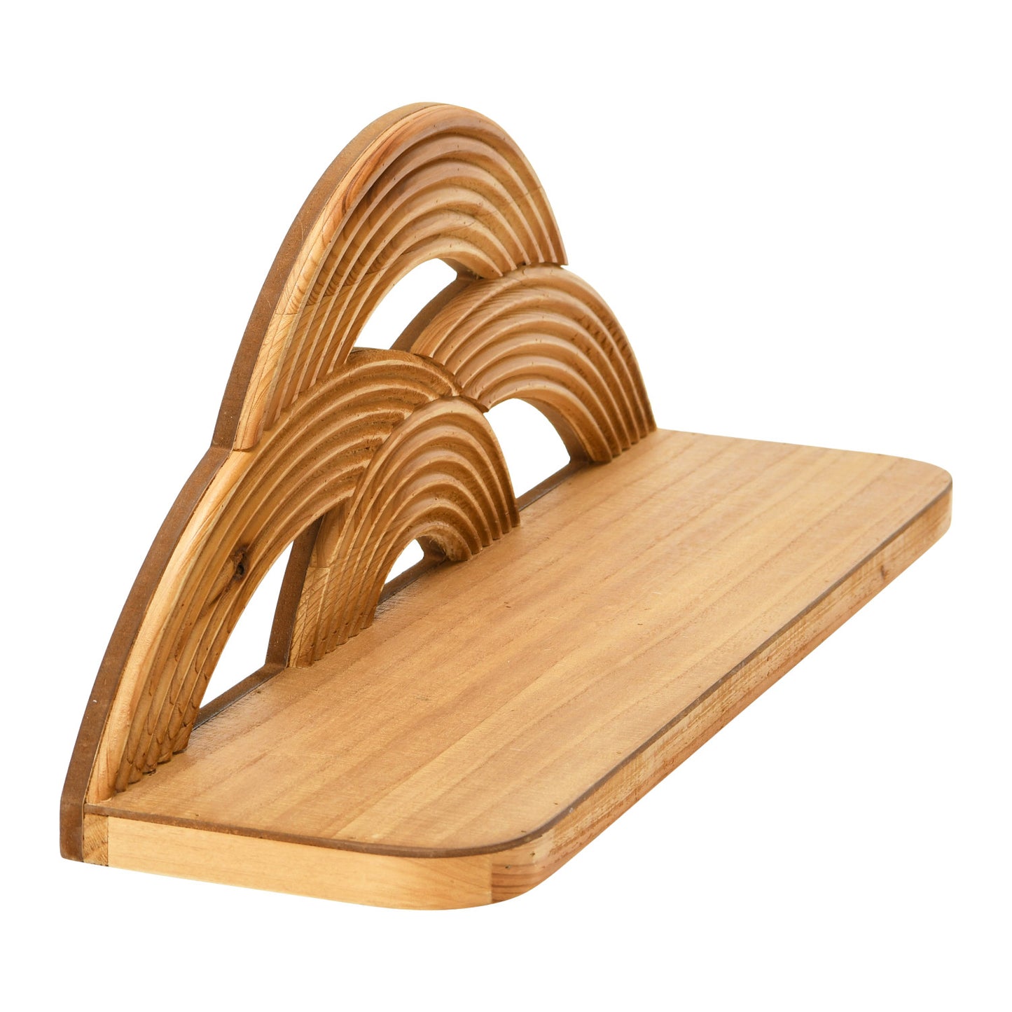 Wall Shelf with Arches, Feathered Farmhouse