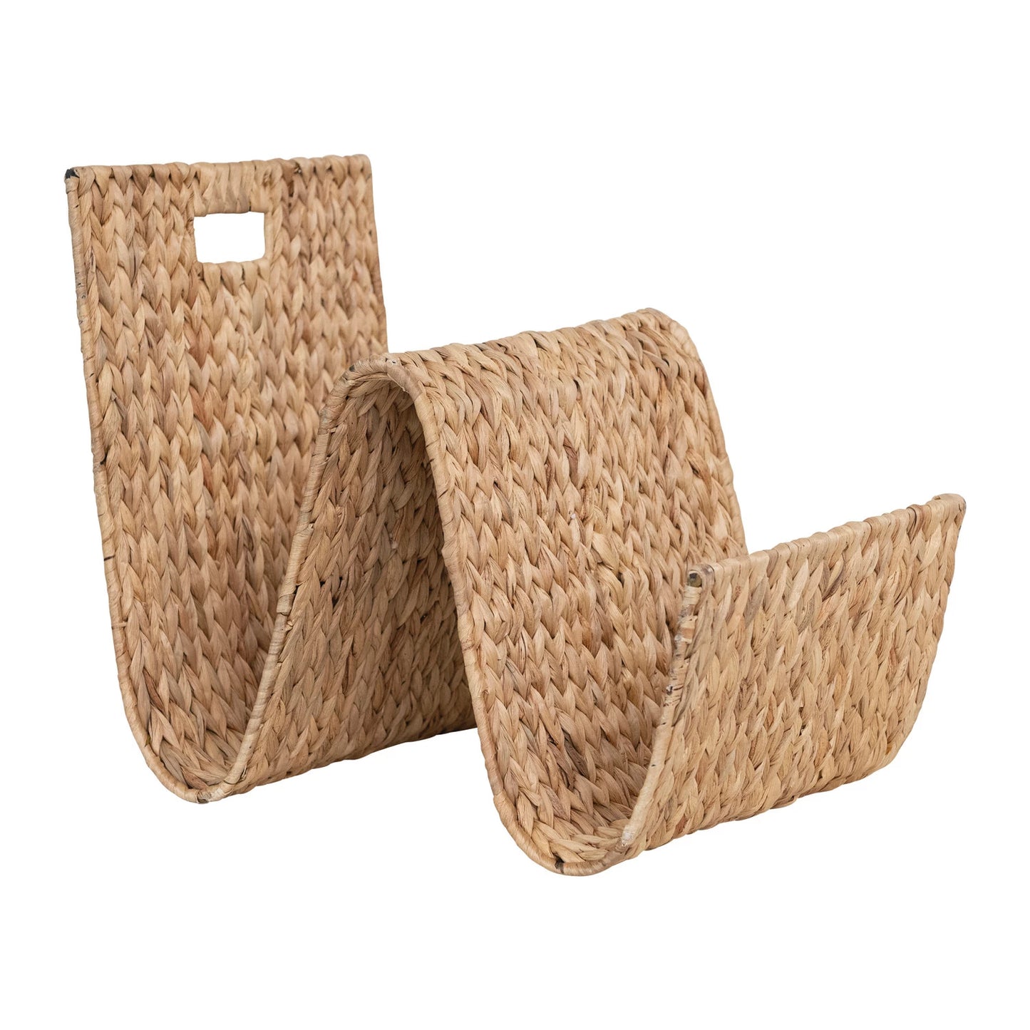 Water Hyacinth Magazine Holder, The Feathered Farmhouse