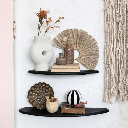 Striped Ball Vase, The Feathered Farmhouse
