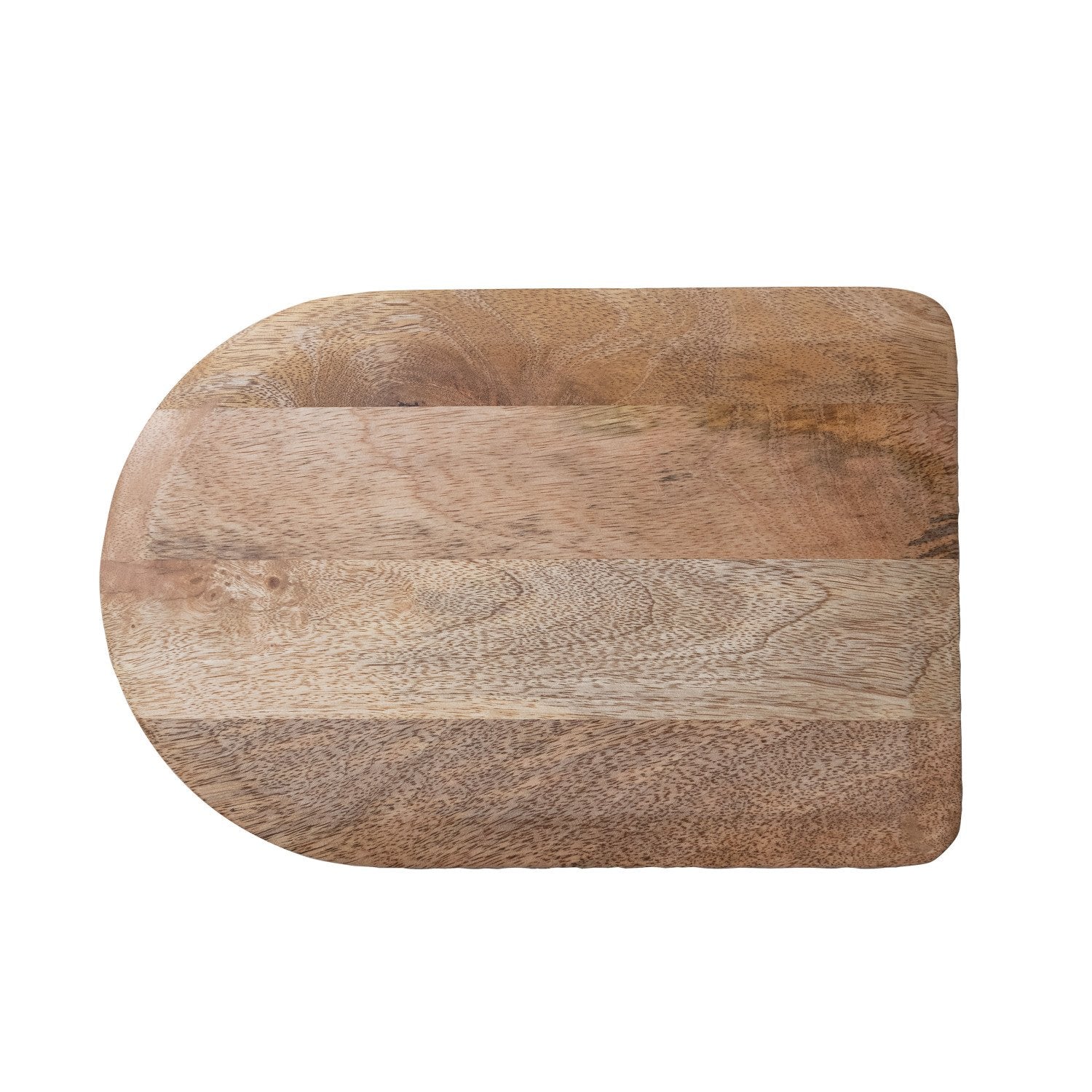 Mango Wood Arched Cheese/Cutting Board, Feathered Farmhouse