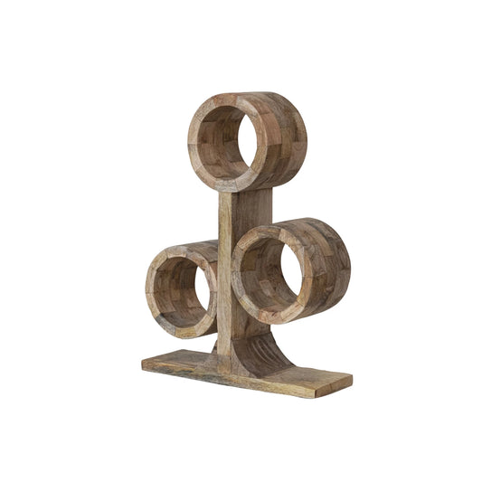 Circle Wine Rack, The Feathered Farmhouse