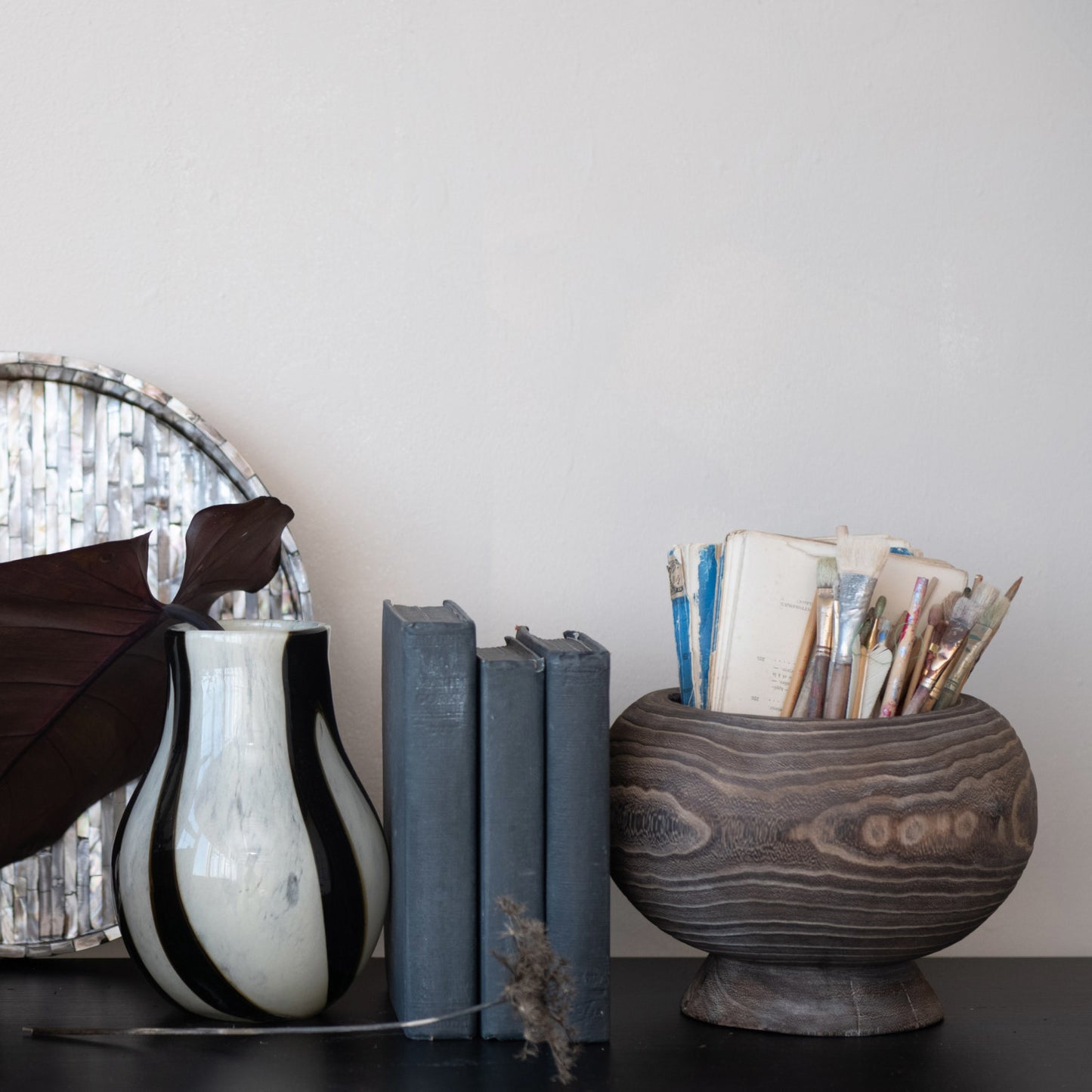 Paulownia Wood Planter, Feathered Farmhouse