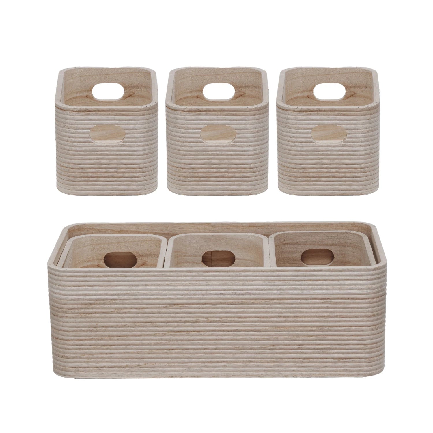 Wood Nesting Containers, The Feathered Farmhouse