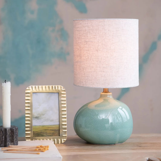 Metal Ribbed Photo Frame, Feathered Farmhouse