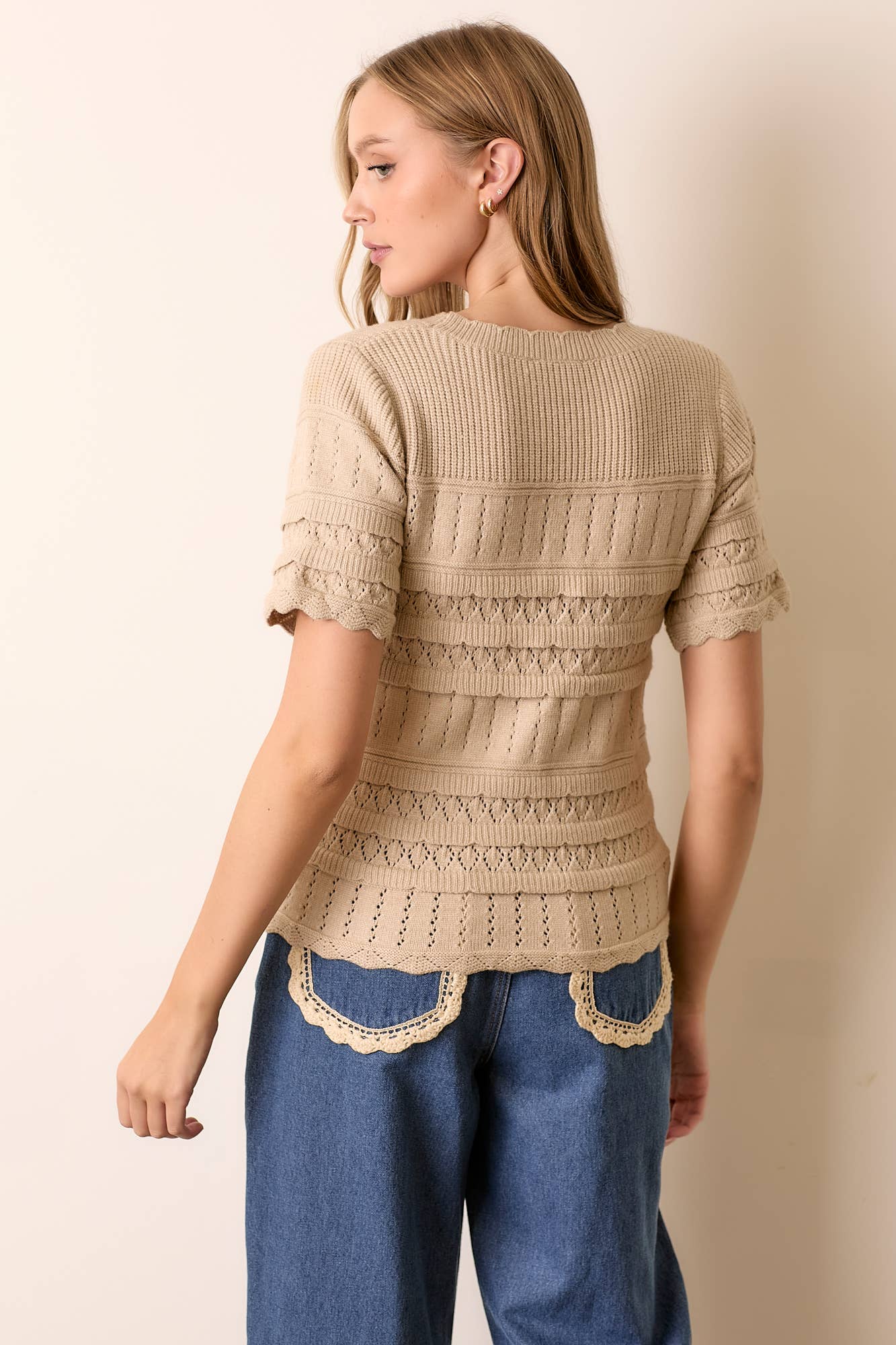 Knit Sweater Top, The Feathered Farmhouse