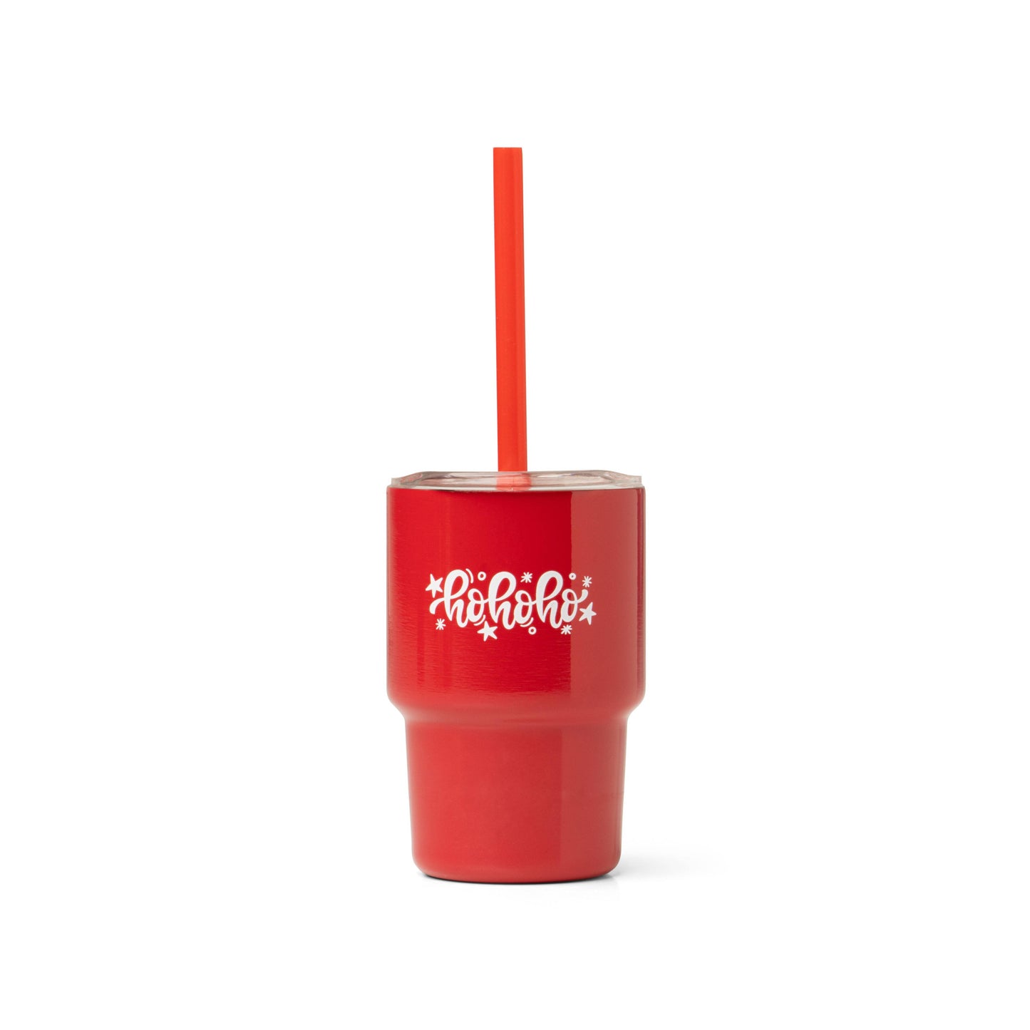 Santa's Lil' Sipper Mini Tumbler, Feathered Farmhouse