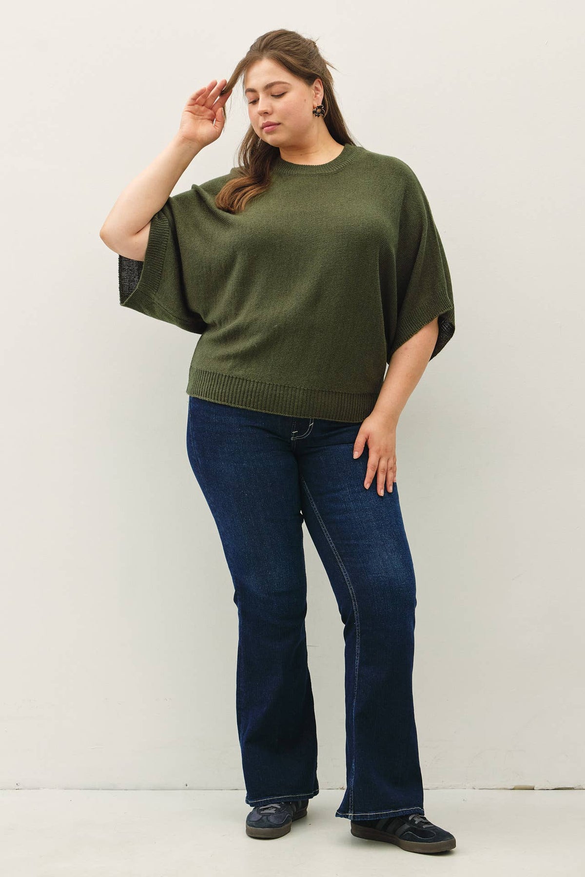 Winter Forest Hazel Sweater Top, Feathered Farmhouse