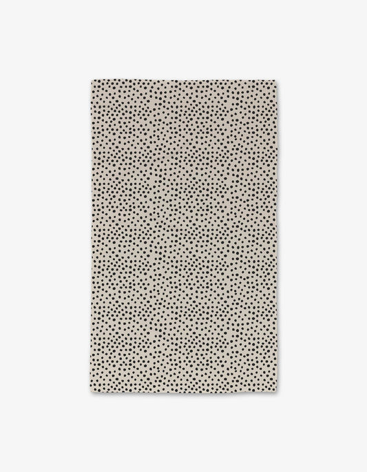Dotty Tan Luxe Hand Towel, Feathered Farmhouse