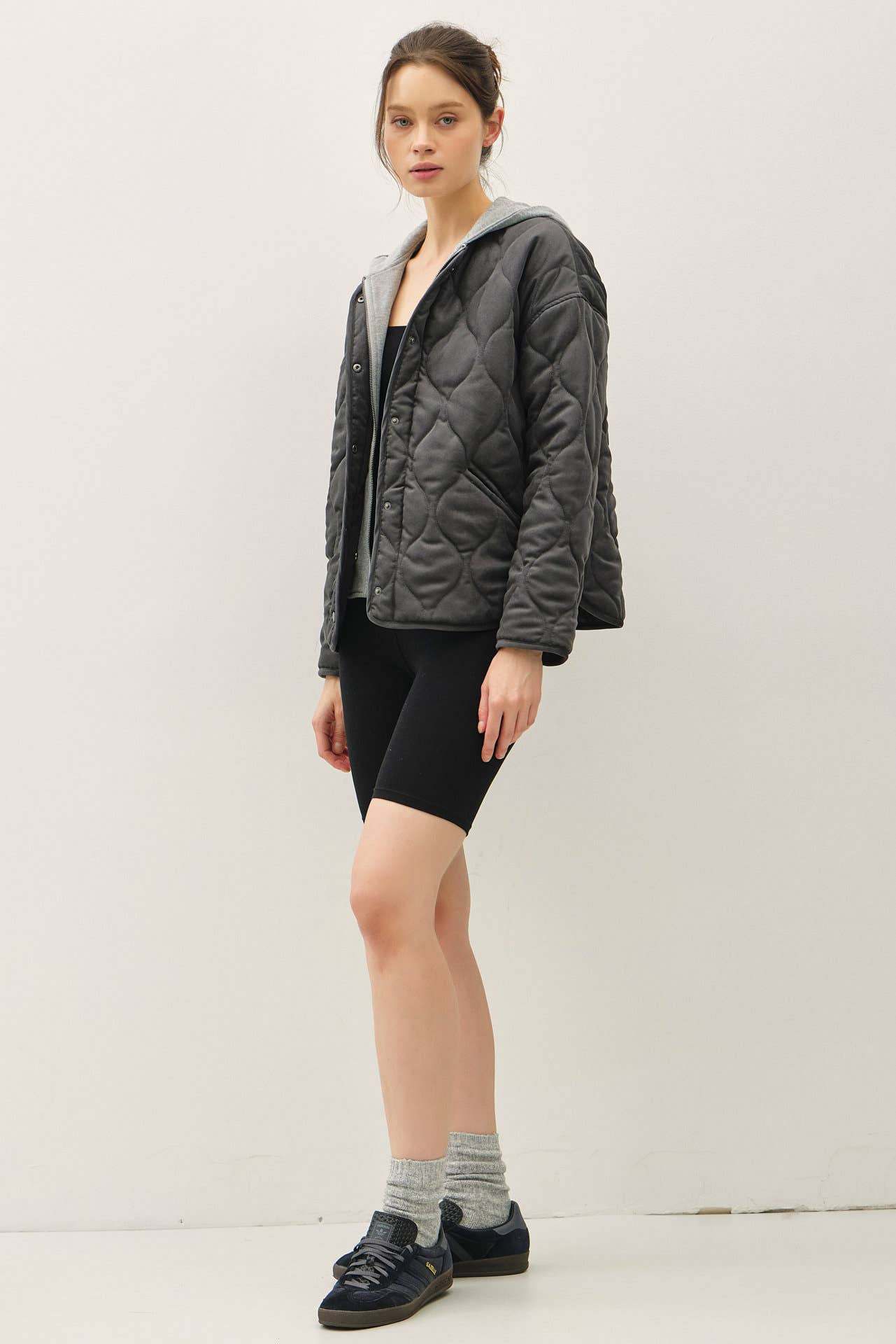 Quilted Jacket with Attachable Hood, Feathered Farmhouse