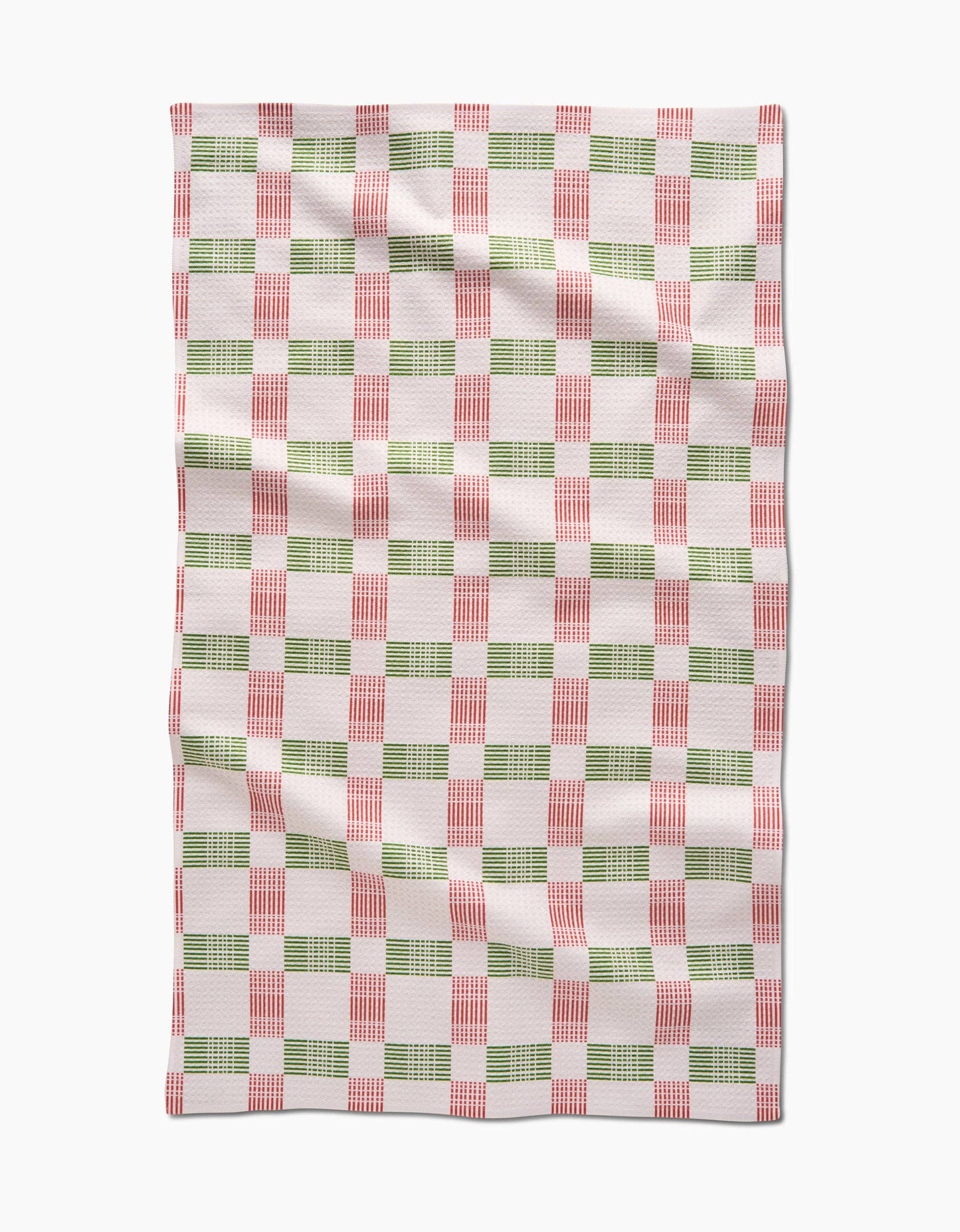 Be Merry Plaid Tea Towel, Feathered Farmhouse