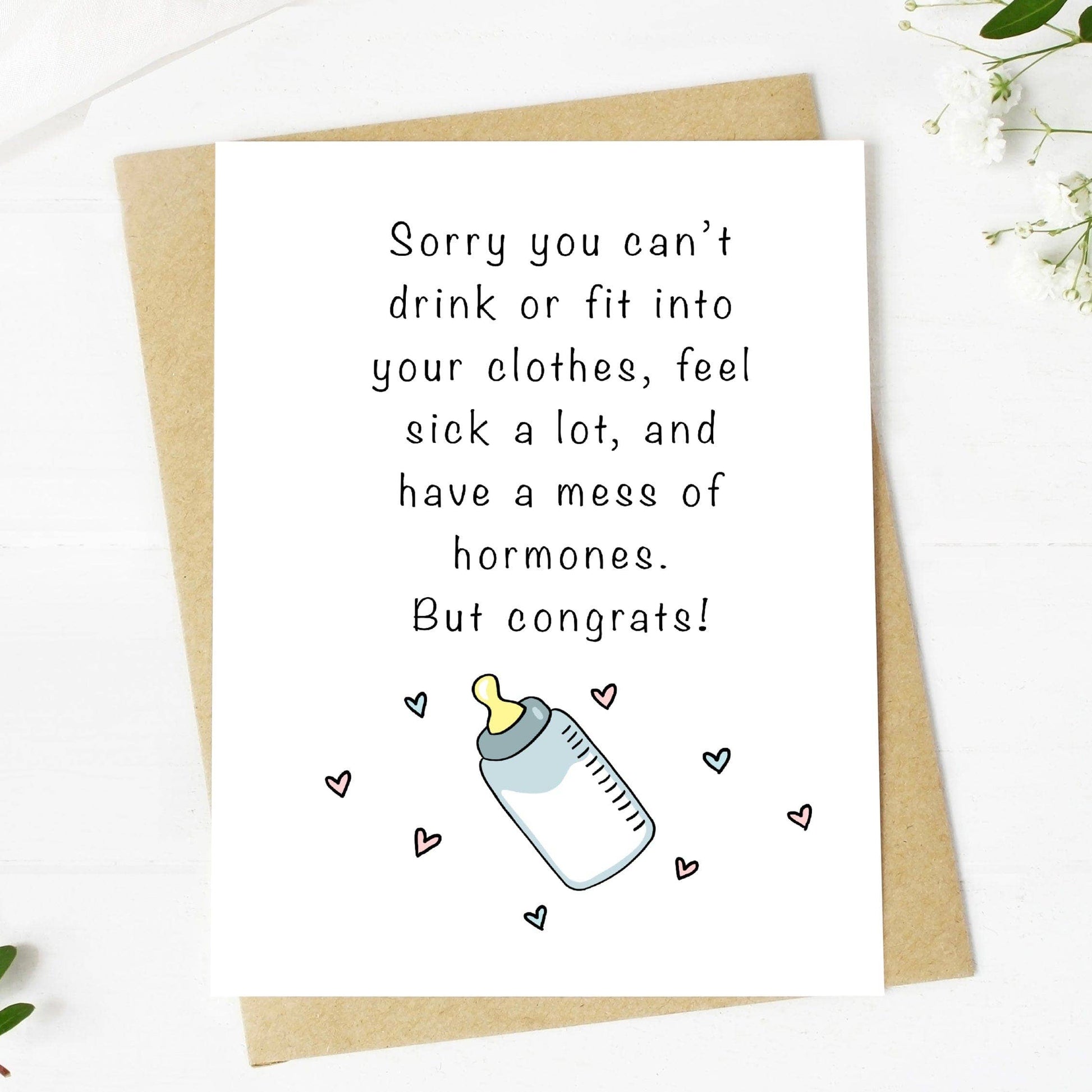 Congrats Baby Card, Feathered Farmhouse