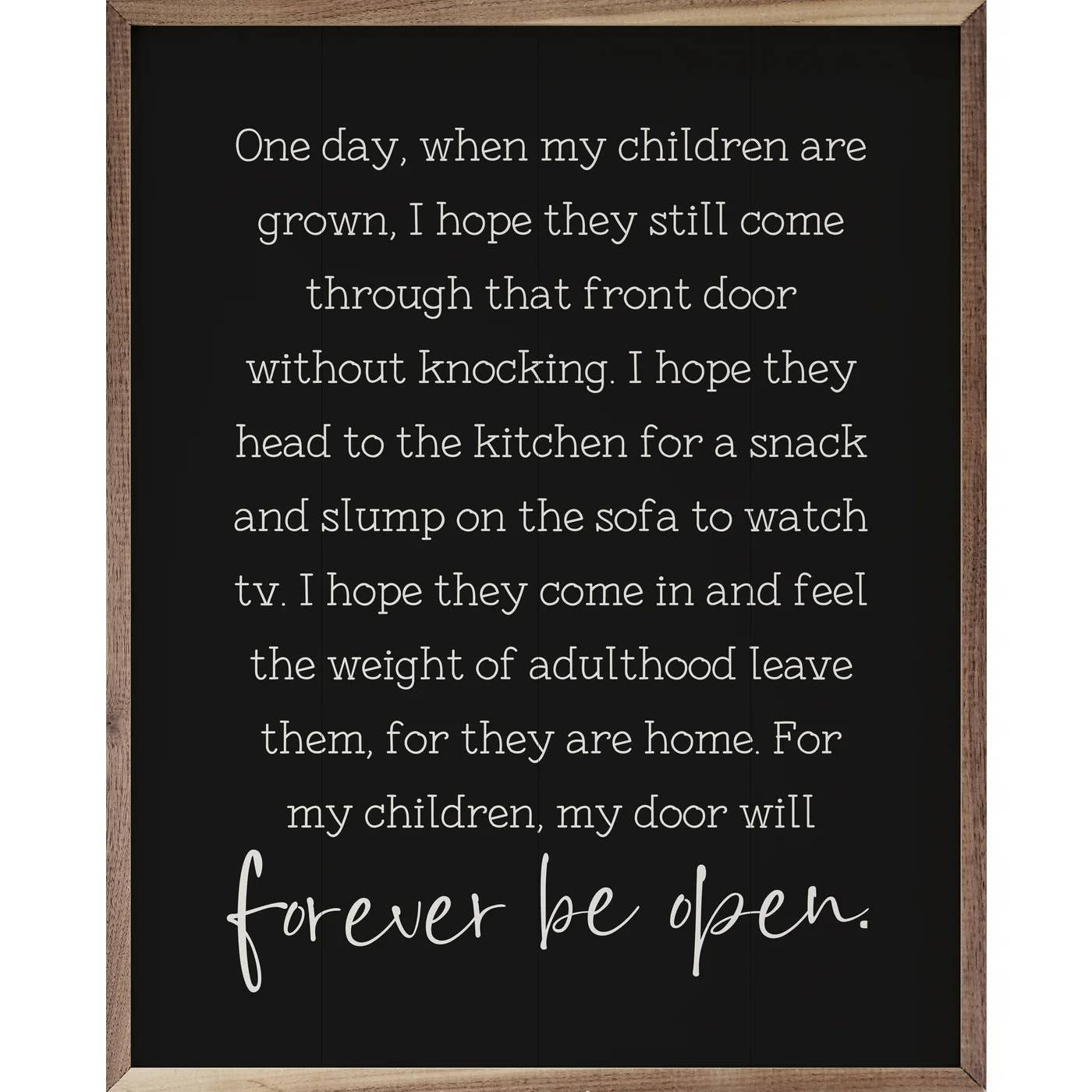 One Day When My Children Are Grown, Feathered Farmhouse