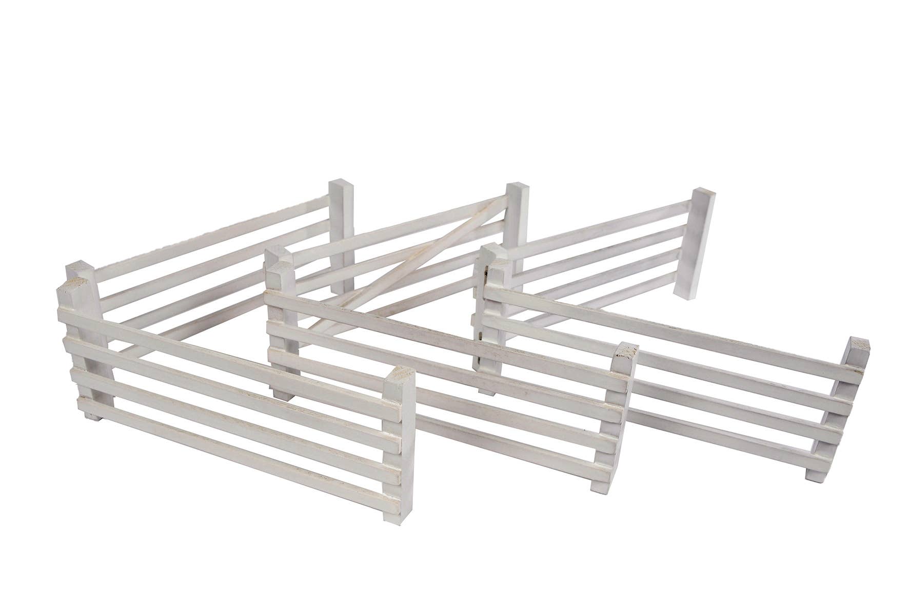 White Double Fence, Feathered Farmhouse