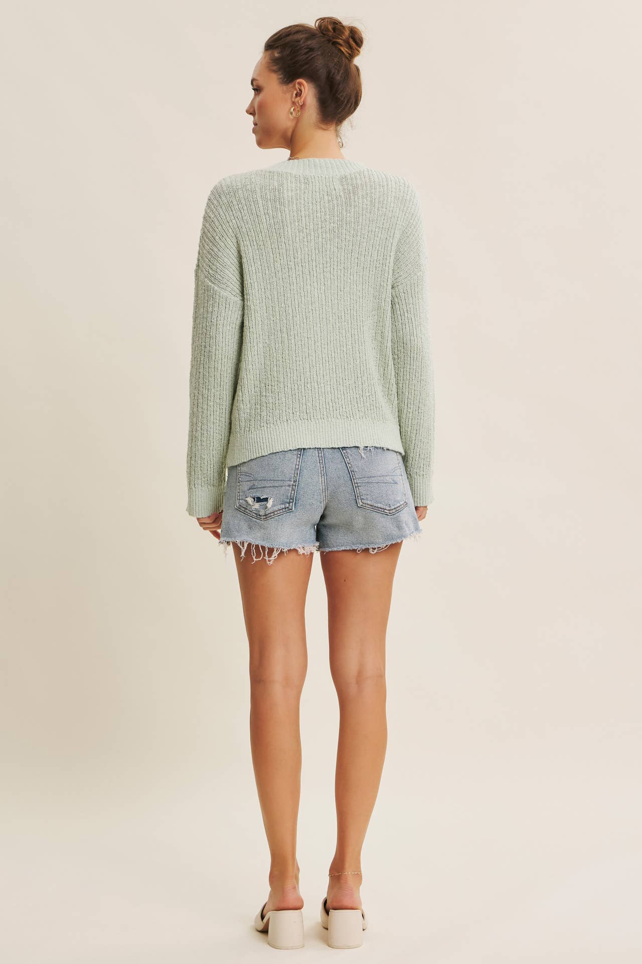 Slouchy Sweater Cardigan, Feathered Farmhouse