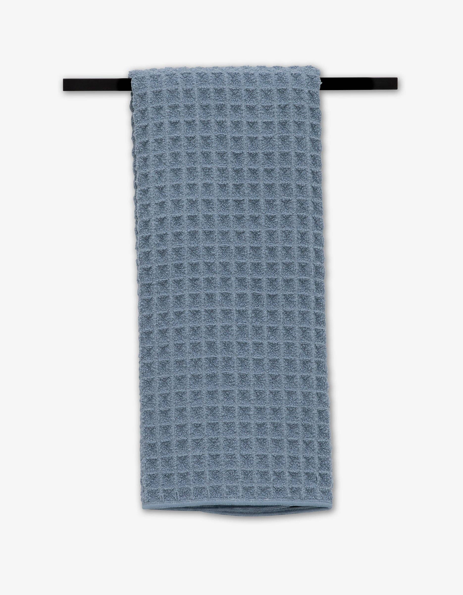 Sky Waffle Hand Towel, Feathered Farmhouse